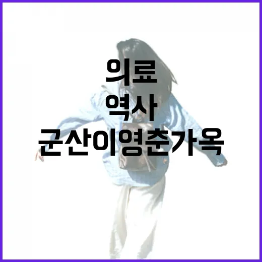 군산 이영춘 가옥, 근대 의료 역사의 숨결