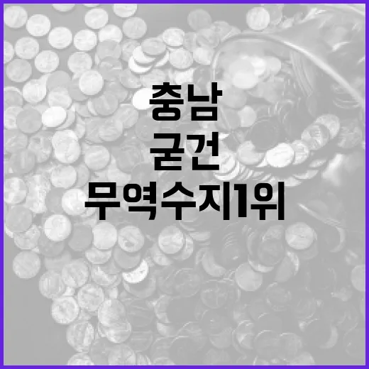충남, 수출 2위 탈환과 무역수지 1위 굳건