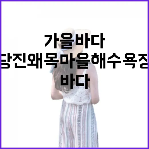 가을 바다의 낭만, 당진 왜목마을 해수욕장
