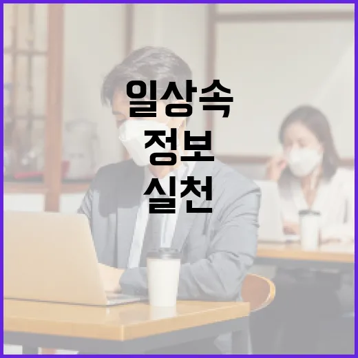 개인정보 보호, 일상 속 실천의 시작