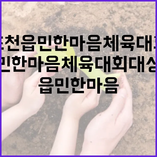 조천읍민 한마음 체육대회 대성황