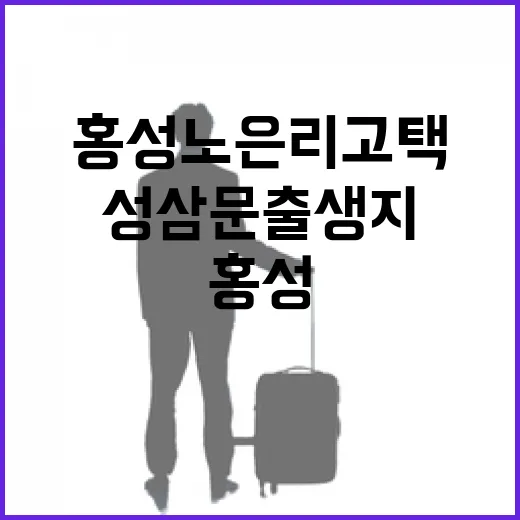 홍성 노은리 고택, 사육신 성삼문 출생지의 역사적 가치