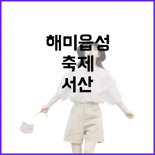 서산 해미읍성 가을축제 주말 나들이 추천