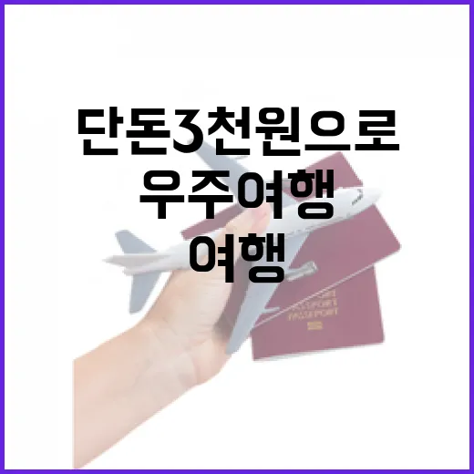 단돈 3천원으로 만나는 장흥 우주 여행