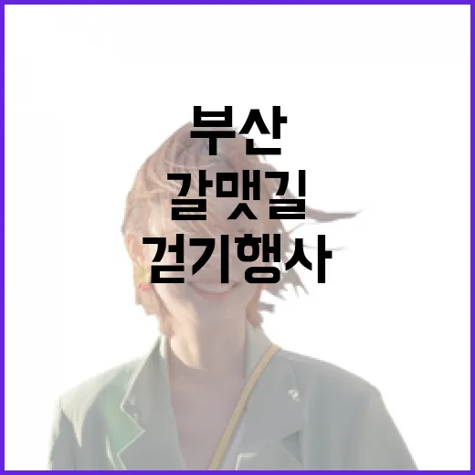 부산 갈맷길 걷기 행사, 일상 속 힐링의 길