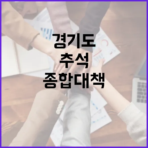 경기도, 추석명절 종합대책으로 도민 안전 보장