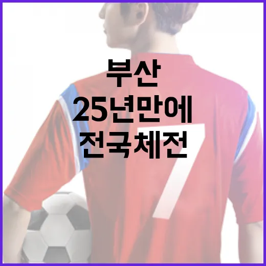 부산 전국체전 25년만에 최대 규모 개최