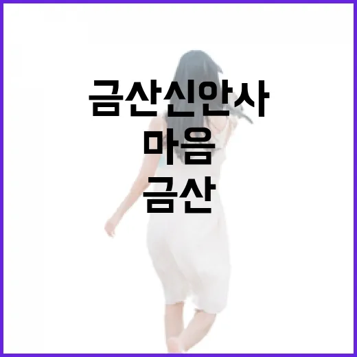 금산 신안사, 몸과 마음의 쉼터