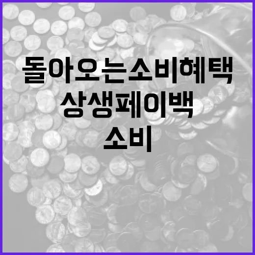 상생페이백으로 돌아오는 소비 혜택