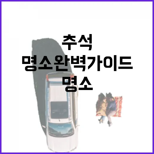 광주 추석 명소 완벽 가이드