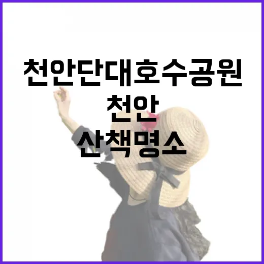 천안 단대호수 공원, 야경과 산책 명소