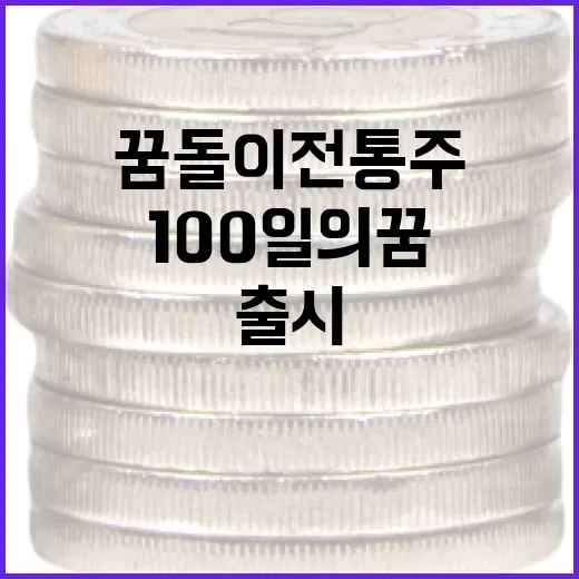 꿈돌이 전통주 100일의 꿈 출시