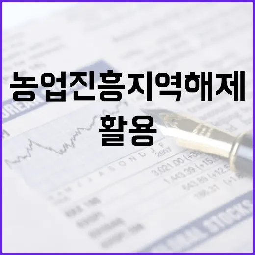 강원도, 농업진흥지역 해제로 토지 활용 새 길 열다