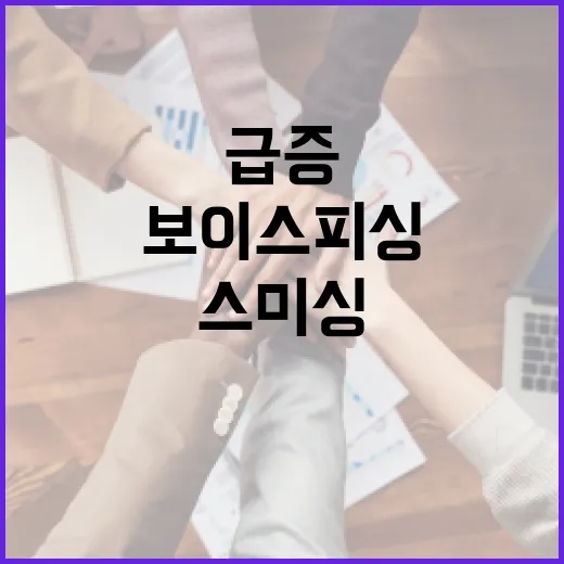 보이스피싱과 스미싱 피해 급증 경고