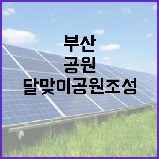 부산 달맞이공원 조성 기공식, 자연과 문화의 새 장 연다