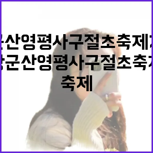 장군산 영평사 구절초 축제 개막