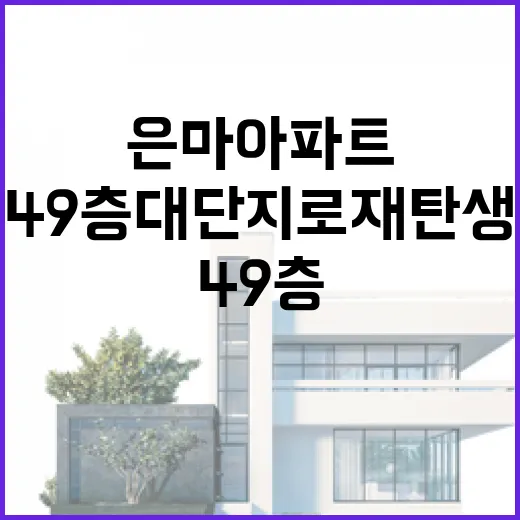 은마아파트 49층 대단지로 재탄생