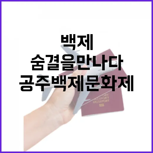 공주 백제문화제, 고대의 숨결을 만나다