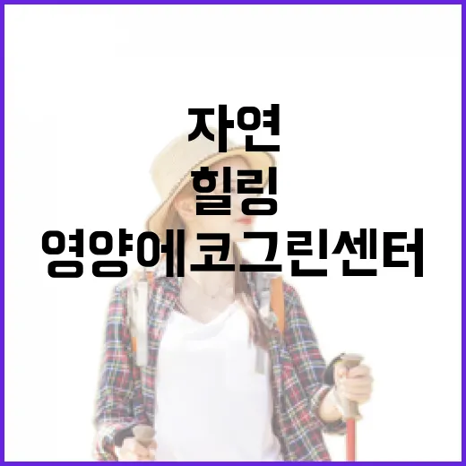 영양 에코그린센터에서 만나는 자연과 힐링