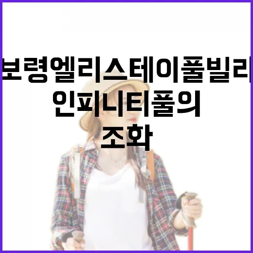 보령 엘리스테이 풀빌라, 건축미와 인피니티풀의 완벽 조화