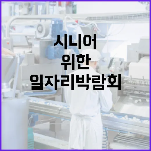 시니어 위한 맞춤형 일자리박람회 열린다