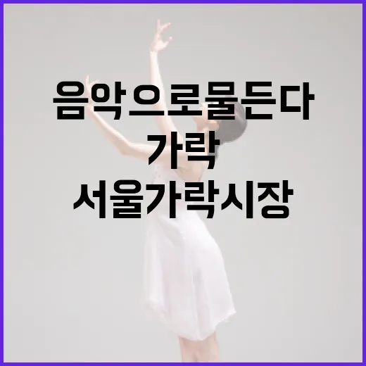 서울 가락시장, 맥주와 음악으로 물든다