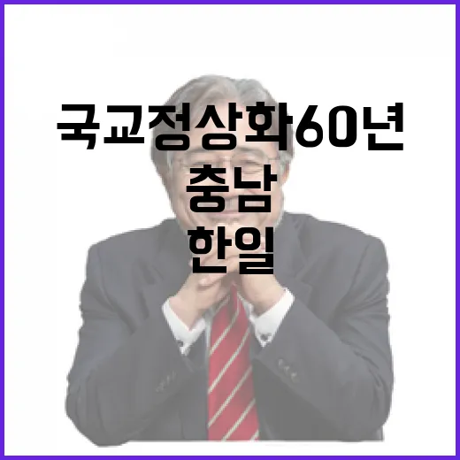 충남, 한일 국교 정상화 60년 문화·경제 교류 확대