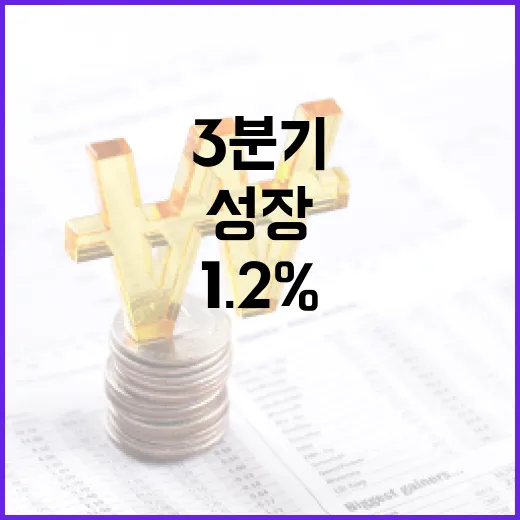 3분기 1.2% 성장, 새 정부 첫 경제성적표