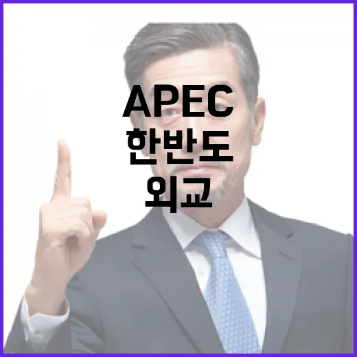 APEC과 한반도 외교의 새로운 길