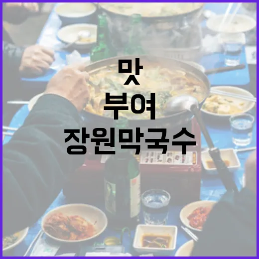 부여 장원막국수, 깔끔한 맛과 수육의 조화