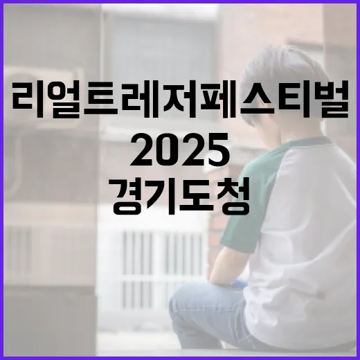 옛 경기도청사서 펼쳐지는 2025 리얼 트레저 페스티벌