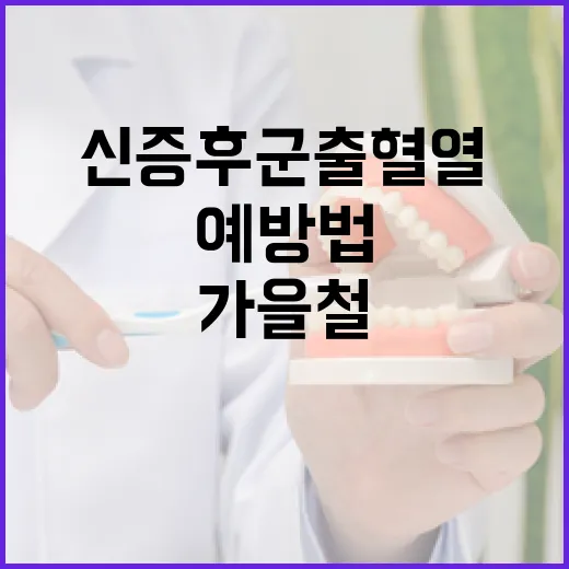 가을철 신증후군출혈열 예방법 총정리