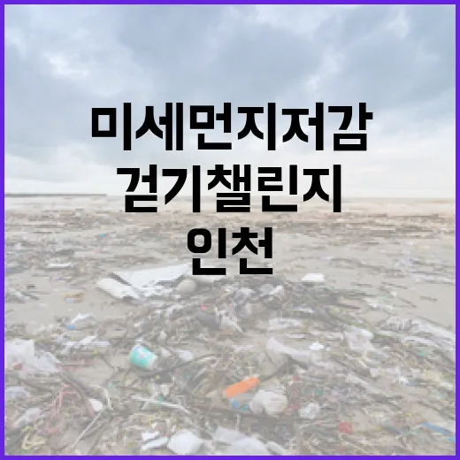 인천 미세먼지 저감 걷기 챌린지 출범
