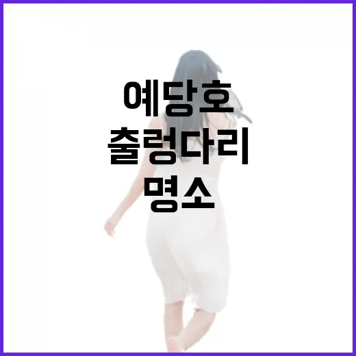 예당호 출렁다리, 가을 풍경과 함께하는 명소