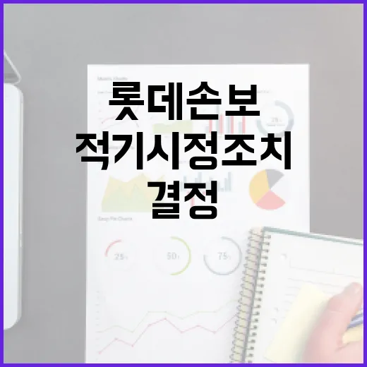 금융위, 롯데손보 적기시정조치 결정 부인