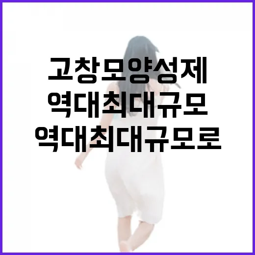 고창모양성제, 역대 최대 규모로 빛나다