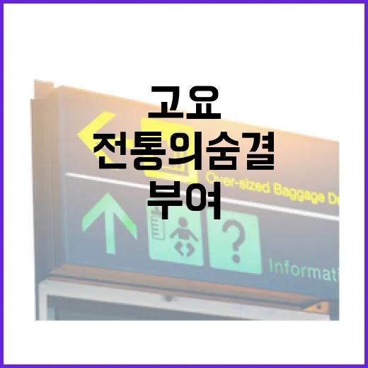 부여 조왕사, 고요 속 전통의 숨결