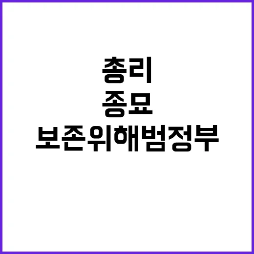 김 총리, 종묘 보…