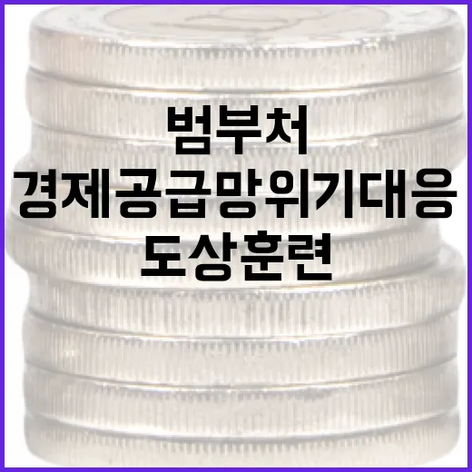 범부처 경제공급망 위기대응 첫 도상훈련 실시