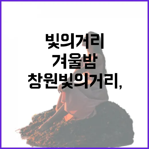 창원 빛의거리, 겨울밤 낭만 산책 명소