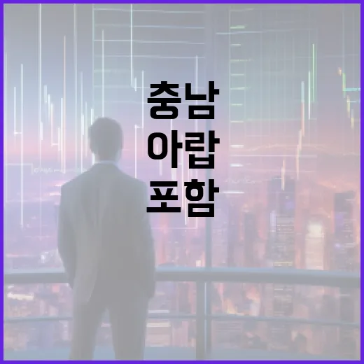 충남, 아랍 포함 4개국서 40억 달러 외자 유치