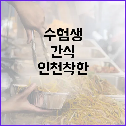 수험생 위한 인천 착한 간식 명소 두 곳