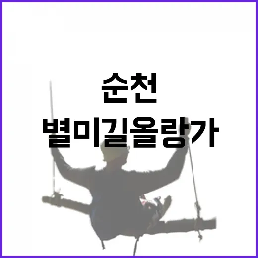 순천 별미길 올랑가, 도심 재생의 새 바람