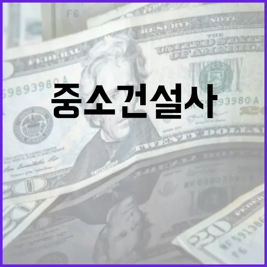 중소건설사 PF보증·안심환매 1조 지원