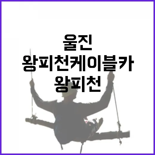 울진 왕피천 케이블카 가을 풍경