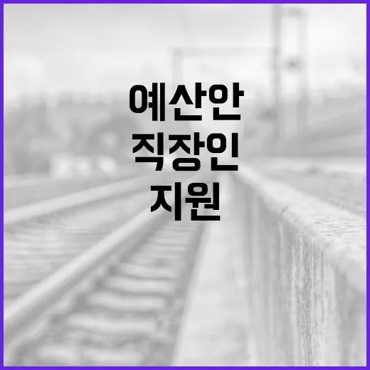직장인 든든한 한끼 지원과 지역경제 활성화 예산안