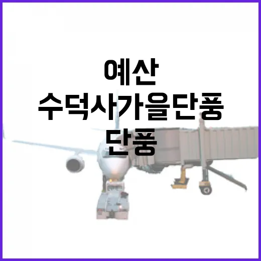 예산 수덕사 가을 단풍의 절경