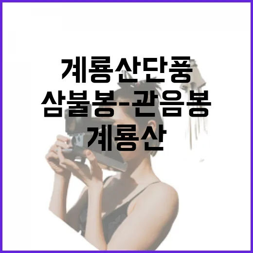 계룡산 단풍 절경, 삼불봉-관음봉 산행기