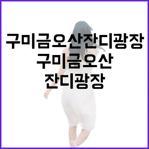 가을빛 물든 구미 금오산 잔디광장 산책