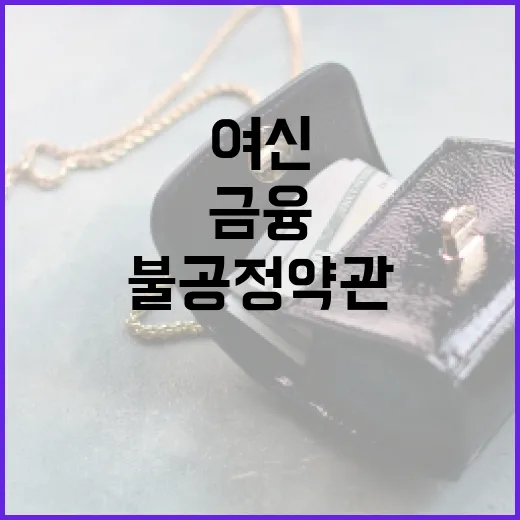 여신금융 불공정 약관 대대적 시정